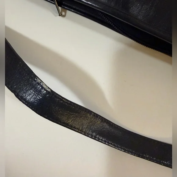 Dior Vintage Canvas Logo and Blue Leather Bag EUC Including 2 Pouches - Picture 15 of 15